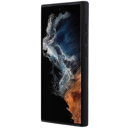 Etui Karl Lagerfeld Silicone Ikonik Metal Pin na Samsung Galaxy S23 Ultra - czarne