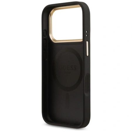 GUESS ETUI 4G STRASS LOGO MAGSAFE DO IPHONE 17 PRO Z LUKSUSOWYM DESIGNEM