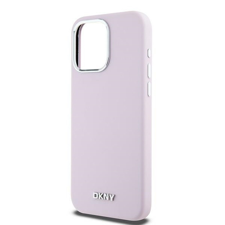 DKNY ETUI DO IPHONE 15 PRO MAX 6.7 LIQUID SILICONE DO MAGSAFE MAŁE LOGO