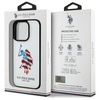 US POLO ASSN. ETUI SKÓRZANE DO IPHONE 15 PRO MAX 6,7 AMERICAN FLAG LEATHER