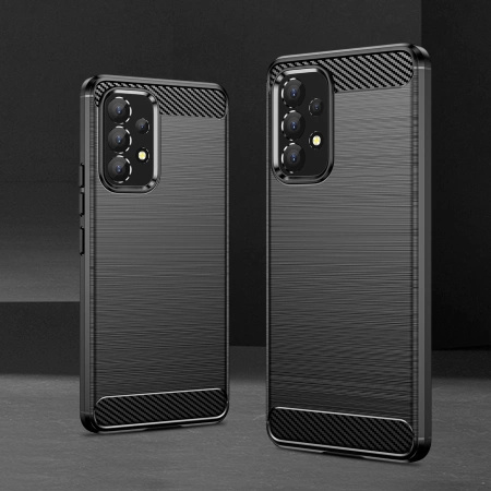 HURTEL CARBON CASE ELASTYCZNE ETUI DO SAMSUNG GALAXY A53 5G Z OCHRONĄ