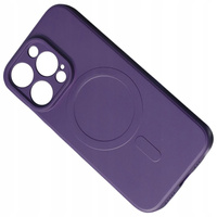 Silikonowe magnetyczne etui iPhone 14 Pro Max Silicone Case Magsafe - fioletowe