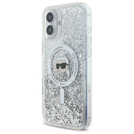 KARL LAGERFELD ETUI DO IPHONE 16 6.1 DO MAGSAFE TRANSPARENT Z LIQUID