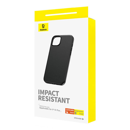 BASEUS ETUI NA TELEFON DO IPHONE 15 PLUS FAUXTHER SERIA OCHRONNY POKROWIEC