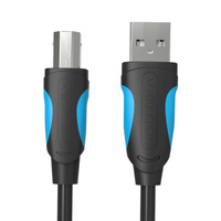 VENTION PRZEWÓD USB DO USB B DO DRUKARKI SKANERA LAPTOP 1 METR CZARNY