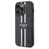 Etui Guess 4G Printed Stripes MagSafe na iPhone 15 Pro Max - czarne
