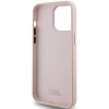 Etui Karl Lagerfeld Silicone Choupette Metal Pin na iPhone 15 Pro Max - różowe