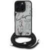 KARL LAGERFELD ETUI CROSSBODY GRAINED PATTERN LOGO DO IPHONE 16 PRO