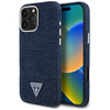 GUESS ETUI TPU DO IPHONE 16 PRO DO MAGSAFE DENIM TRIANGLE LOGO WYTRZYMAŁE