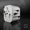 Adapter podróżny SBS TEADAPTUSBTCUNI USB-C USB-A uniwersalny - biały