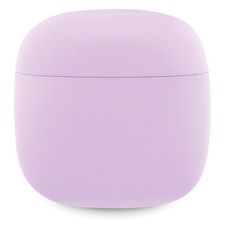 Słuchawki Bluetooth Guess GUTWST26PSU TWS + stacja dokująca - fioletowe Classic EST Logo