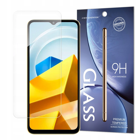 HURTEL SZKŁO HARTOWANE TEMPERED GLASS DO XIAOMI POCO M5 OPAKOWANIE KOPERTA