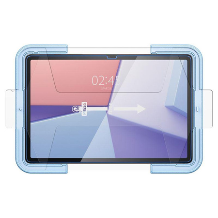 SZKŁO HARTOWANE SPIGEN GLAS.TR ”EZ FIT” GALAXY TAB S9+ PLUS 12.4 X810 / X816B CLEAR