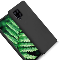 Silicone Case elastyczne silikonowe etui pokrowiec Samsung Galaxy A42 5G czarny