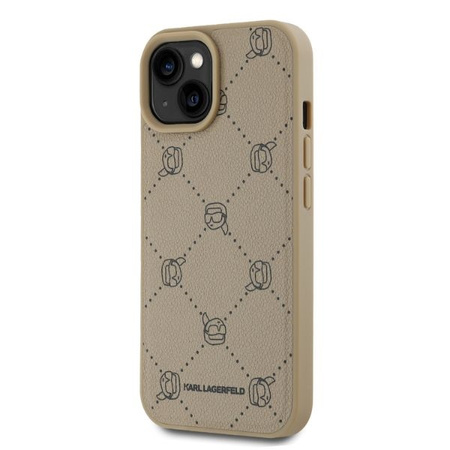 KARL LAGERFELD CASE KARL HEADS DO IPHONE 15 6.1 SILIKONOWE DO MAGSAFE