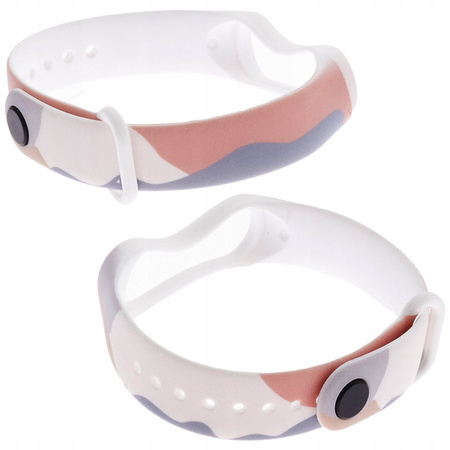 STRAP MORO OPASKA DO XIAOMI MI BAND 4 3 BRANSOLETKA PASEK WZÓR 12 ZEGAREK