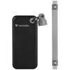 Dysk Zewnętrzny Verbatim Pocket SSD 2TB - brelok do kluczy z kablem USB-C 3.2 gen.2 czarno-szary/black-grey 32194