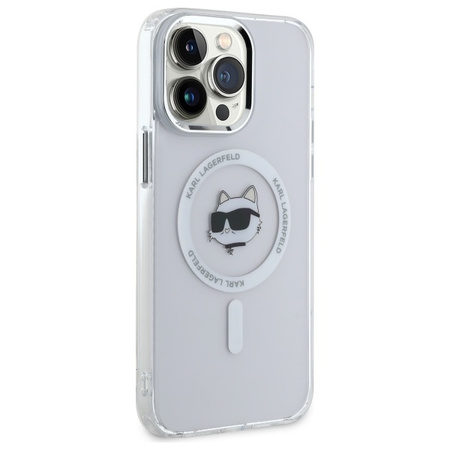 KARL LAGERFELD ETUI DO MAGSAFE DO IPHONE 13 PRO MAX Z WYKOŃCZENIEM