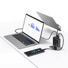 USAMS Ład. siec. 2xUSB-C+1xUSB T52PD140W PD Fast Charging US-CC168 + kabel U82 USB-C/USB-C US-SJ581 240W czarny/black UM Series UMXLOGTC01