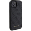 Zestaw Guess GUBPM5P15S4GEMGK iPhone15 6.1 hardcase + Powerbank 5000mAh MagSafe czarny/black 4G Metal Logo