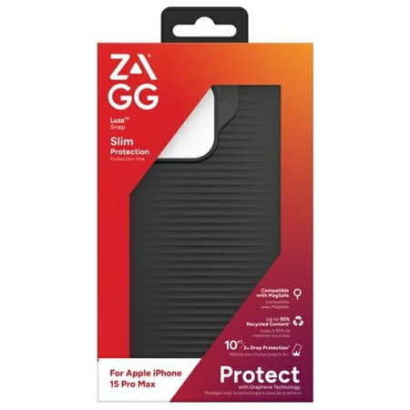ZAGG ETUI CASE LUXE SNAP DO IPHONE 15 PRO MAX PROTEKCYJNE MAGNETYCZNE