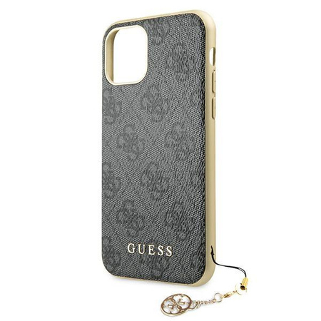 Etui Guess GUHCN61GF4GGR na iPhone 11 / Xr grey/szary 4G Charms Collection