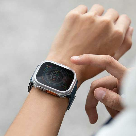 Etui Uniq Garde na Apple Watch Ultra 49 mm. przezroczysty/dove clear