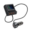 Ładowarka samochodowa Acefast B11 138W USB-A USB-C z 6 portami - czarna