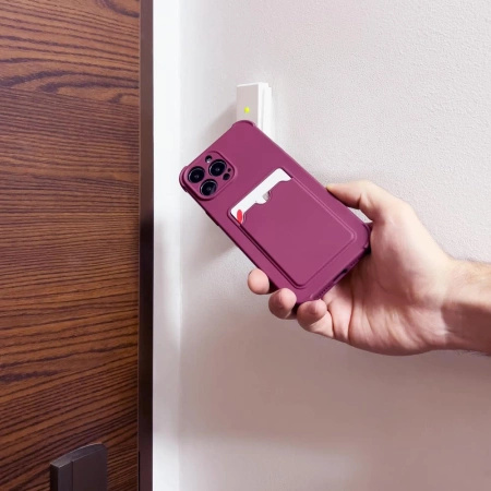 HURTEL CASE ETUI POKROWIEC DO IPHONE 13 PRO MAX Z FUNKCJĄ PORTFELA NA KARTY