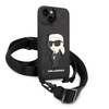 Karl Lagerfeld KLHCP14MSTKMK iPhone 14 Plus 6,7" czarny/black hardcase Monogram Ikonik Patch