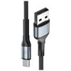 Kabel 3MK Hyper Cable N-SERIES USB-A do  USB-C 1m 9V/2A 18W czarny