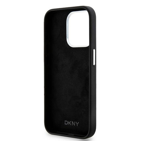 DKNY HARDCASE DO IPHONE 15 PRO DO MAGSAFE LIQUID SILICONE SMALL METAL LOGO