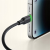 MCDODO CHARGER USB-C LIGHTNING FAST CHARGING CABLE FOR IPHONE 1M LED BLACK