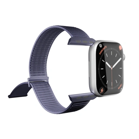 Pasek Puro Sport na Apple Watch 44/45/46/49mm - granatowy