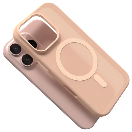Etui silikonowe Puro Daylight MagSafe do iPhone 16 Pro Max - beżowe