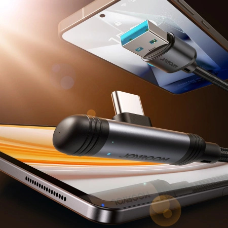 JOYROOM KABEL USB-A DO USB-C 3A 90° 1,2M DO MAGSAFE IPHONE 12 13 14