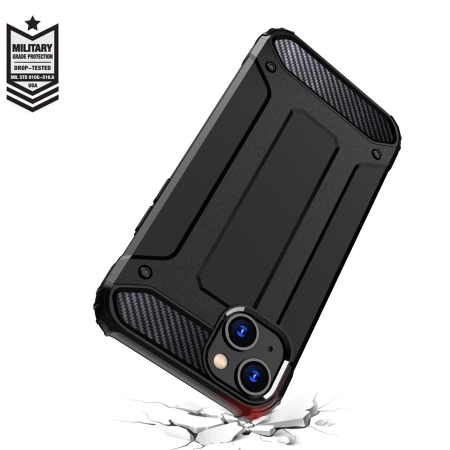 HURTEL ETUI DO IPHONE 15 PLUS PANCERNE HYBRID ARMOR OCHRONA PRZECIW UPADKOM