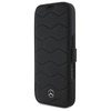 Mercedes MEBKP16X23RWRSK iPhone 16 Pro   Max 6.9 czarny/black bookcase MB Waves Leather