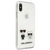 KARL LAGERFELD ETUI HARDCASE DO IPHONE XS MAX 7 8 11 12 13 14 TRANSPARENTNE