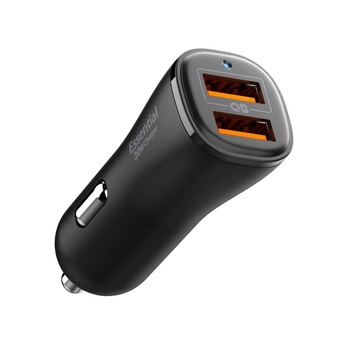 SPIGEN ESSENTIAL EV302 ŁADOWARKA SAMOCHODOWA 2-PORTOWA 30W DO TELEFONÓW