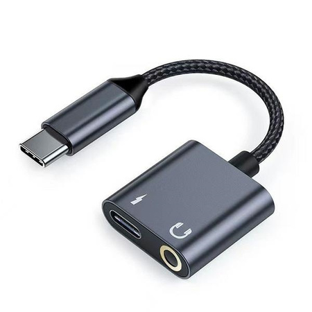 BELINE ADAPTER PRZEJŚCIÓWKA USB-C DO JACK 3,5MM DO TELEFONÓW TABLETÓW 60W
