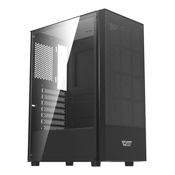 DARKFLASH OBUDOWA KOMPUTEROWA A290 DO ATX Z SZKLANĄ BOKSÓWKĄ I EFEKTAMI LED