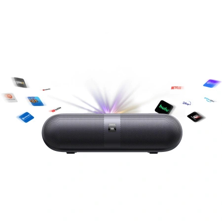 Projektor multimedialny Yaber K300s laserowy RGB FullHD 1080p z głośnikami JBL - czarny