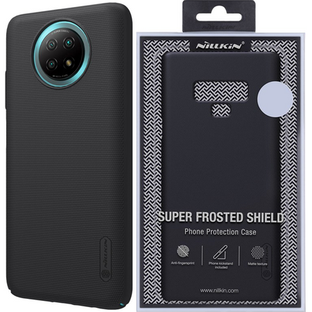 Nillkin Super Frosted Shield wzmocnione etui pokrowiec + podstawka Xiaomi Redmi Note 9T 5G czarny