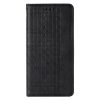 Magnet Strap Case etui do Samsung Galaxy S22+ (S22 Plus) pokrowiec portfel + mini smycz zawieszka czarny