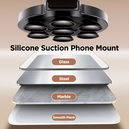 JOYROOM UCHWYT MAGNETYCZNY DO TELEFONU Z PRZYSSAWKAMI DO IPHONE 12 13 14 15