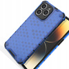 Honeycomb etui iPhone 14 Pro Max pancerny hybrydowy pokrowiec niebieskie