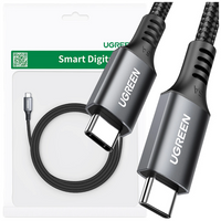 Kabel Ugreen US555 100W USB-C / USB-C PD 3 m - szary