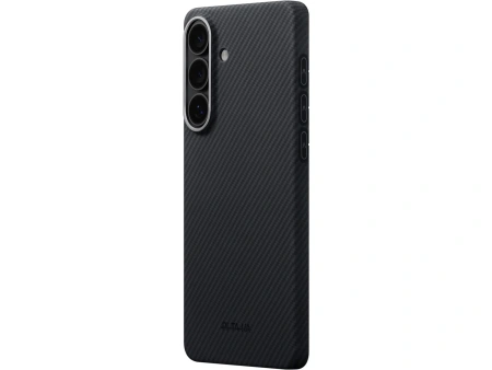Pitaka Edge Case, Black/Grey Twill (Aaron Button) - Samsung Galaxy S26
