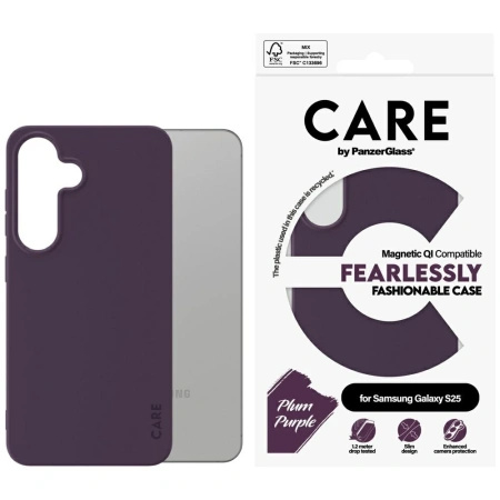 PANZERGLASS ETUI CARE FASHION QI DO SAMSUNG GALAXY S25 OCHRONA EKRANU
